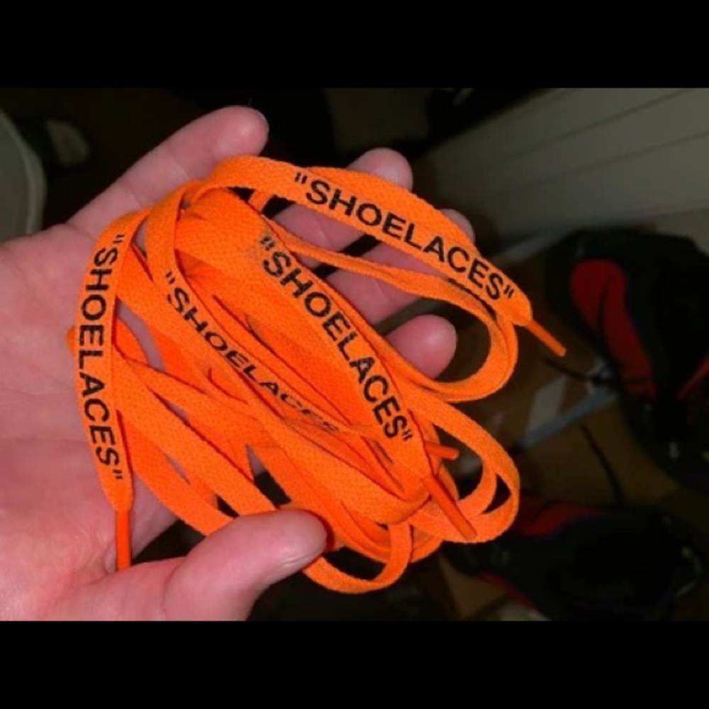Off white orange laces